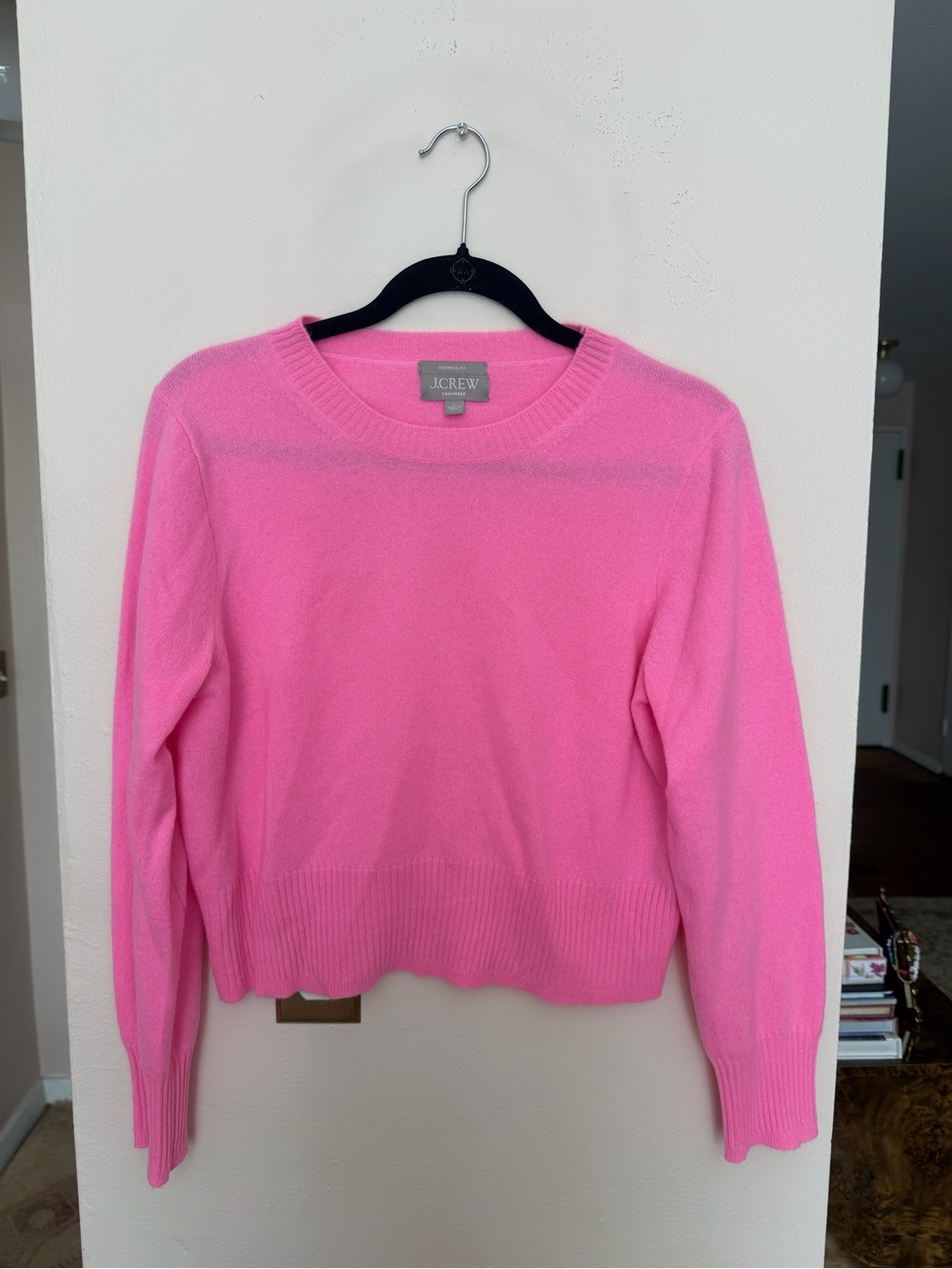 J. Crew Cashmere Cropped Sweater